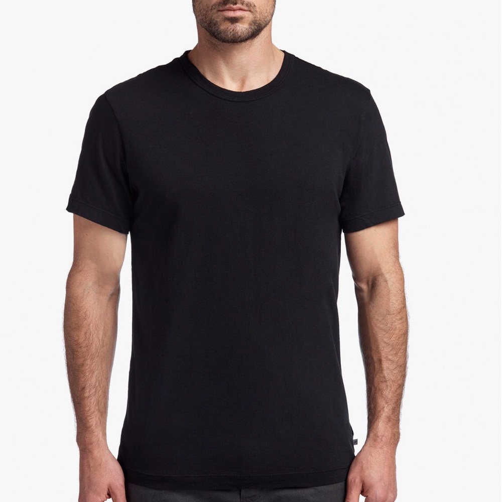 Black James Perse Crewneck T Shirt - Large